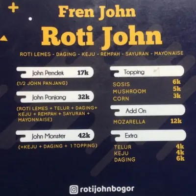 Fren John - Roti John Bogor