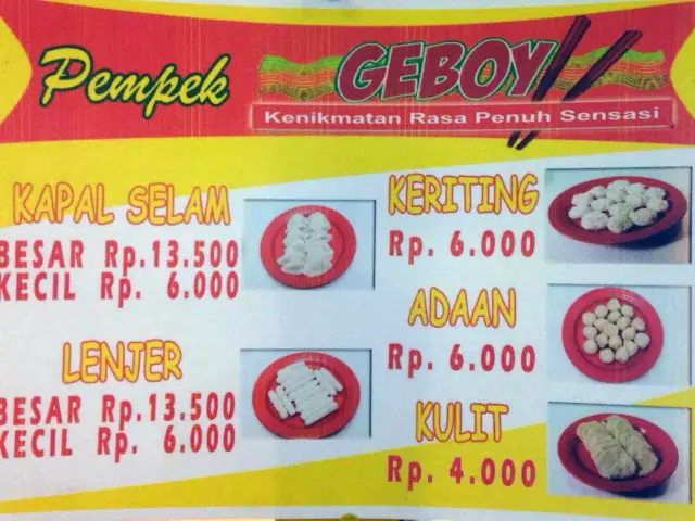 Gambar Makanan Pempek Geboy 3