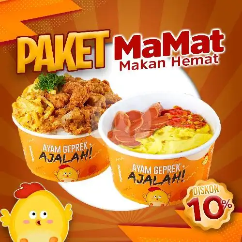 Gambar Makanan Ayam Geprek Ajalah! By Delideliv, Harmoni 8