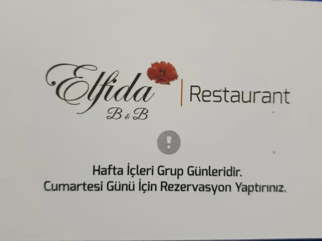 Elfida B&B Restaurant'nin yemek ve ambiyans fotoğrafları 19
