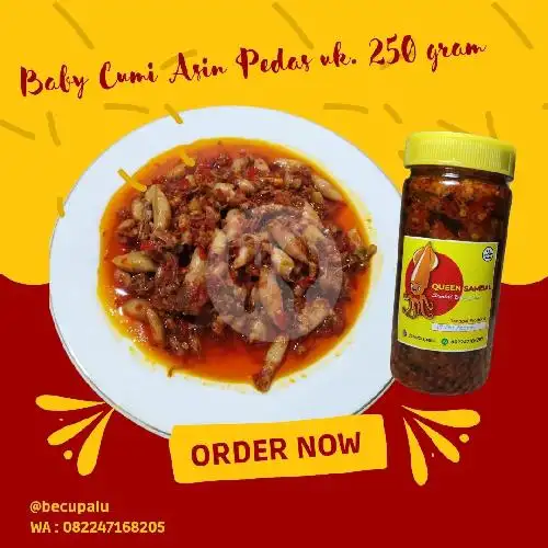 Gambar Makanan Queen Sambal Palu, (Sambal Baby Cumi Asin) 4