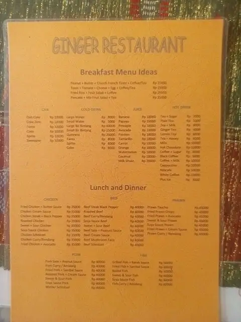 Gambar Makanan Ginger Restaurant 11