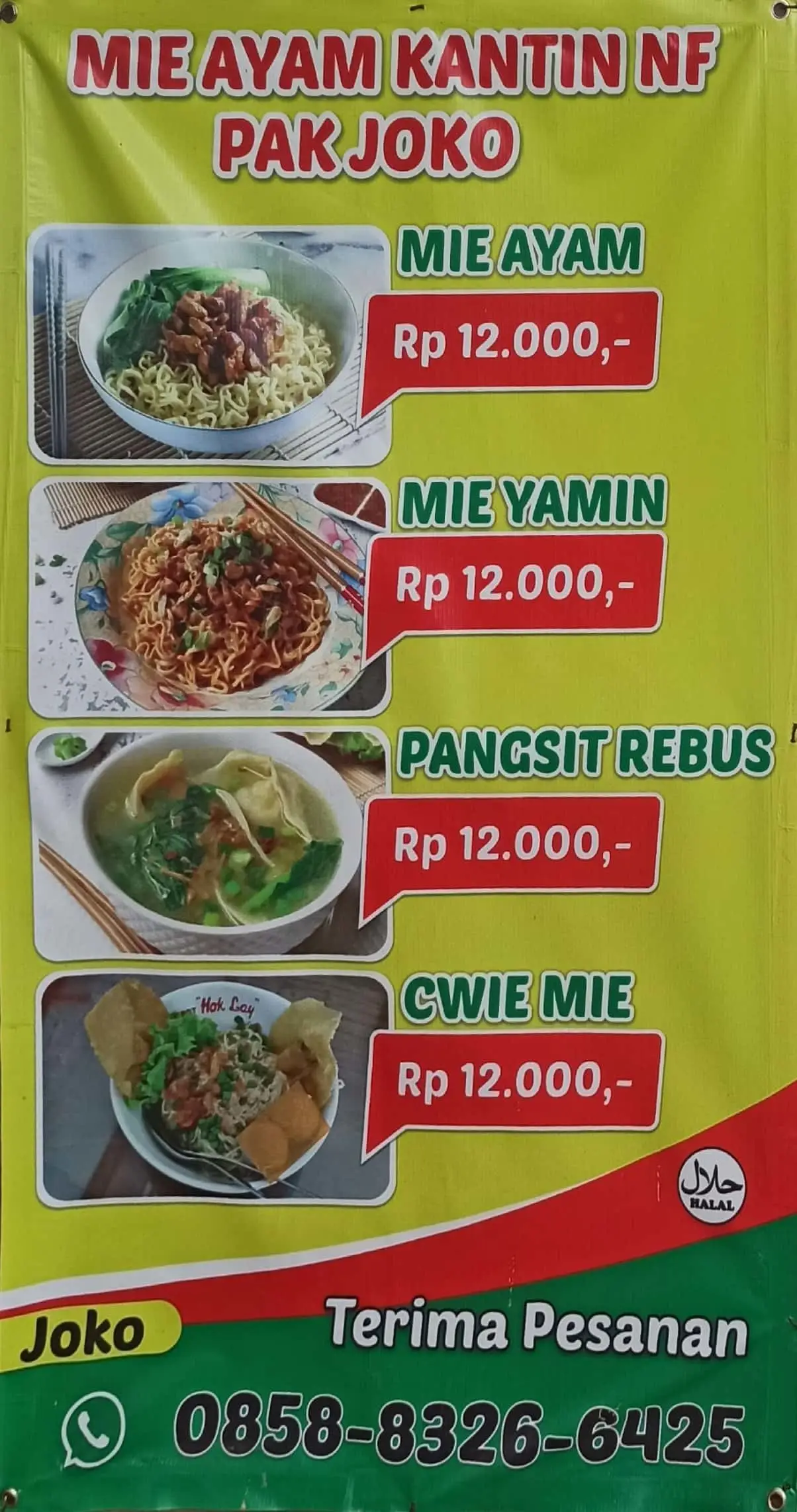 Mie Ayam Kantin NF Pak Joko