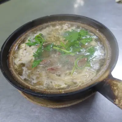 Fatty hot and spicy soup