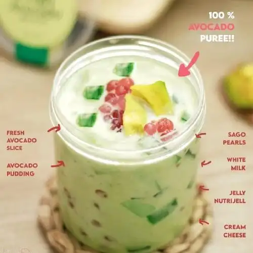 Gambar Makanan Mango Sago Cream Cheese, Setu 10