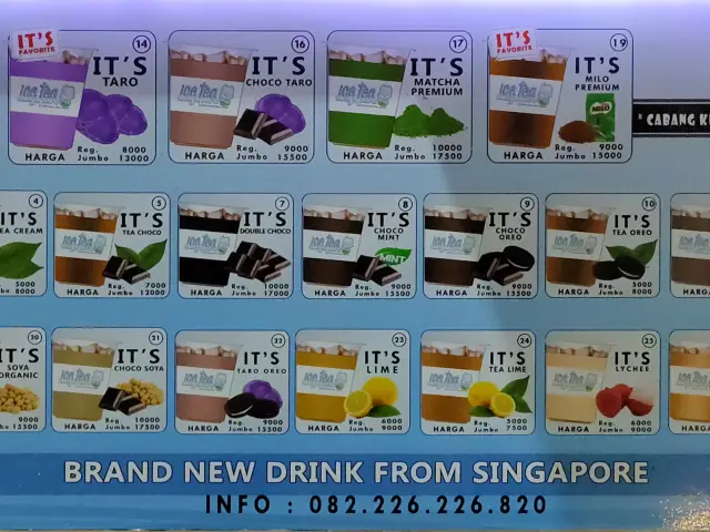 Gambar Makanan Ice Tea Singapore 1