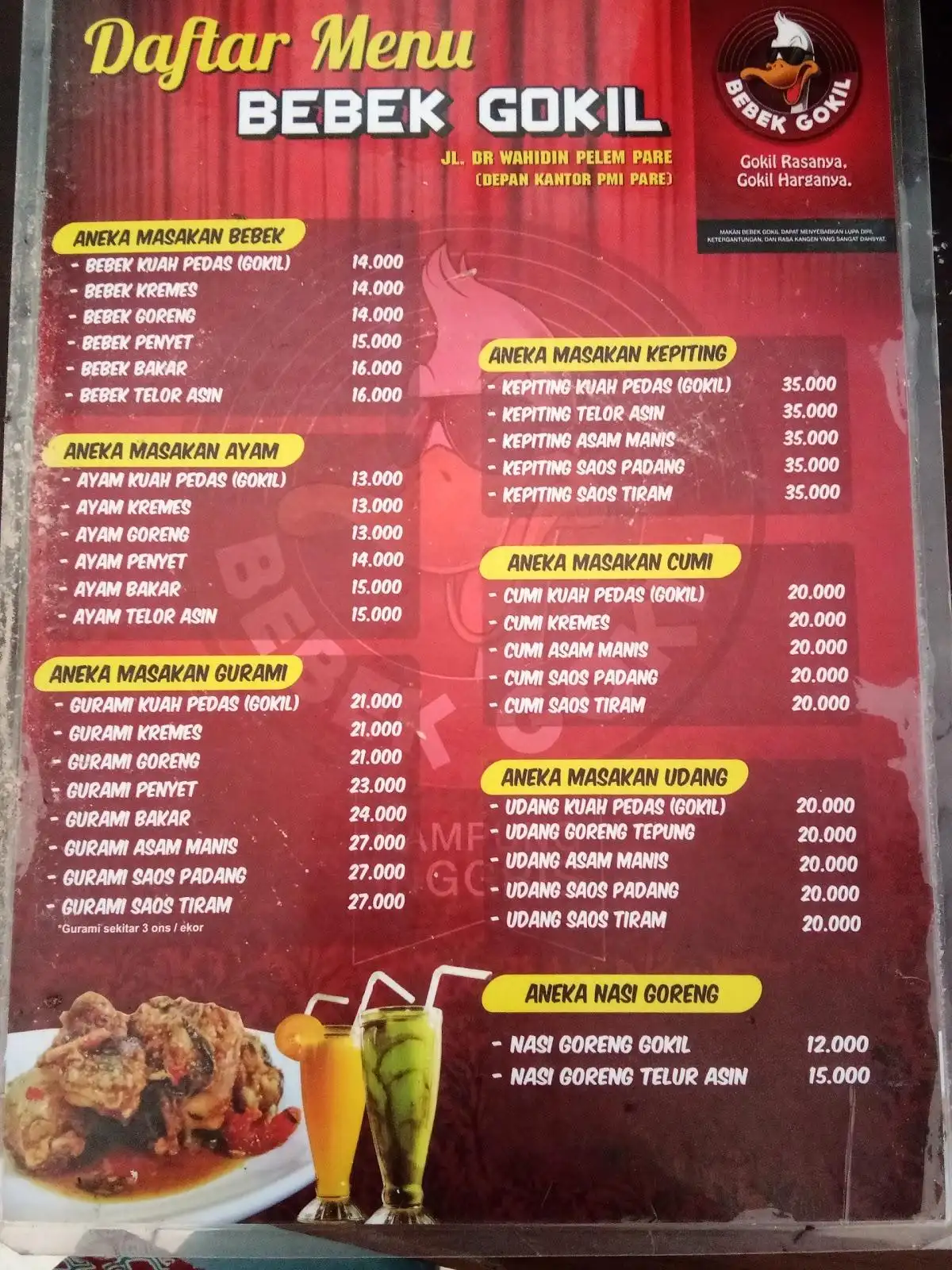 Bebek Gokil Restaurants