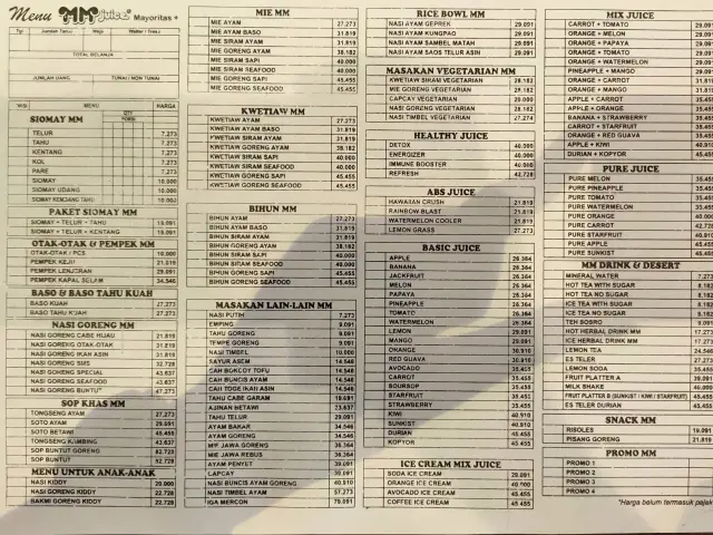 Gambar Makanan MM Juice 5