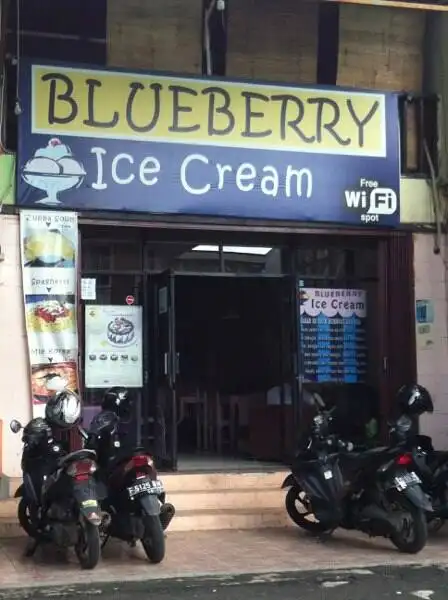 Gambar Makanan Blueberry Ice Cream 2