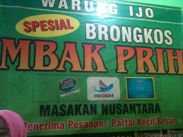 Warung Ijo Brongkos Mbak Prih