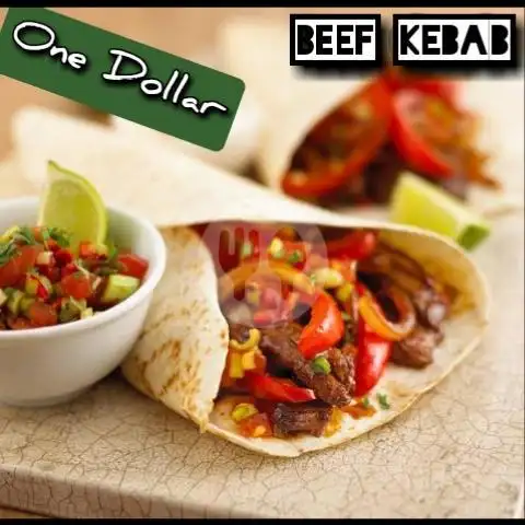 Gambar Makanan Kebab Beef One Dollar by One Dollar, Kuta 5