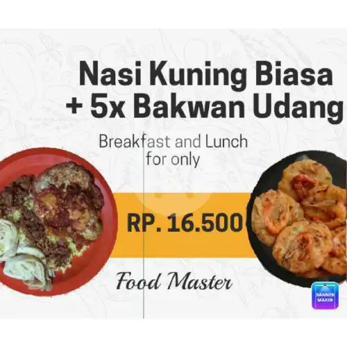 Gambar Makanan NASI KUNING BAKWAN UDANG 7