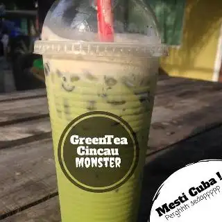 GreenTea Cincau Monster Viral Food Photo 1