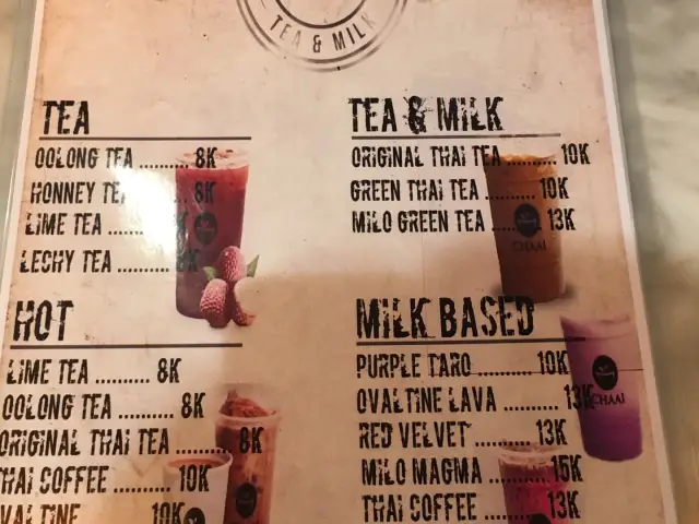 Gambar Makanan Chaai Tea & Milk Cafe 12