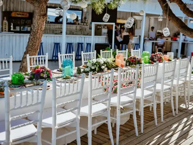 Teos Beach Club'nin yemek ve ambiyans fotoğrafları 5