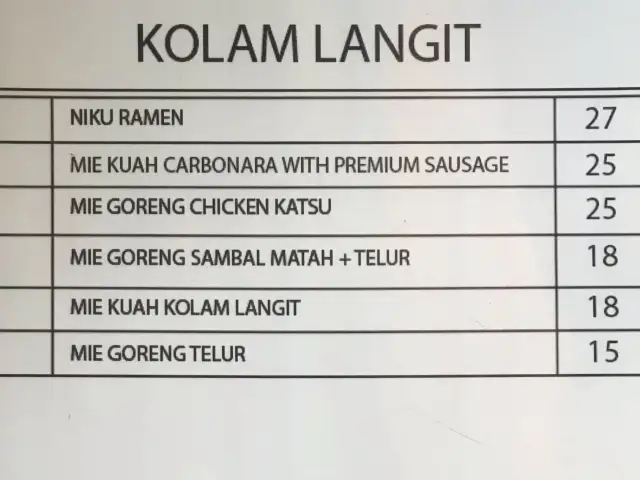 Gambar Makanan Kolam Langit 1