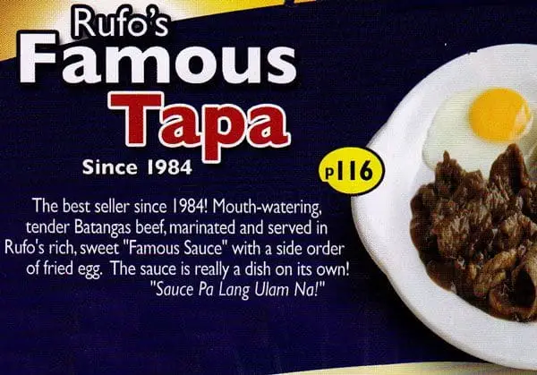 Rufo's Famous Tapa Food Photo 1