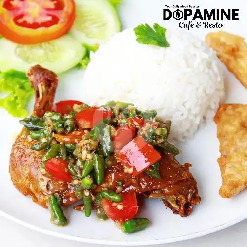 Gambar Makanan Ayam Pecak Dopamine Cafe, Gagak Hitam 1