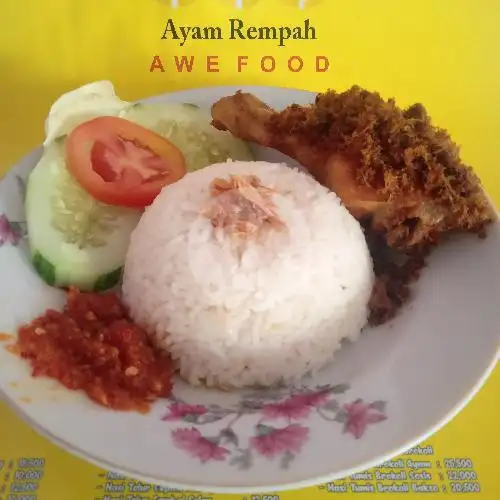 Gambar Makanan Ayam Rempah AWE Food , Pujasera Banyumanik 5