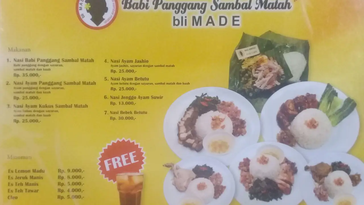 Babi Panggang Sambal Matah Bli Made