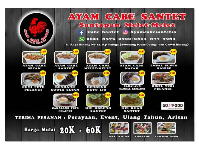 Gambar Makanan Ayam Cabe Santet 4