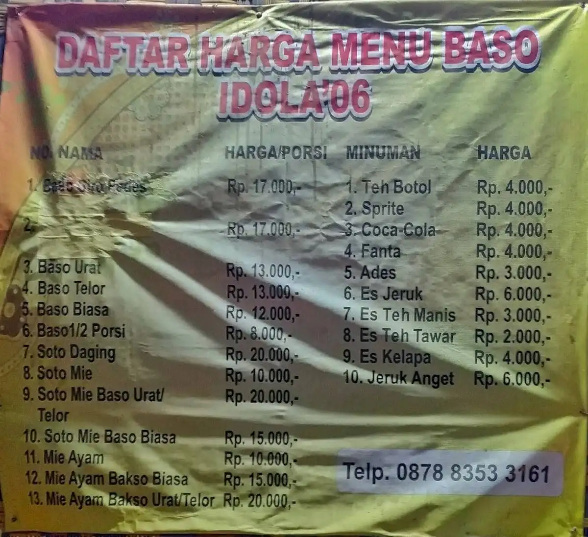 Warung Baso, Soto Mie Idola