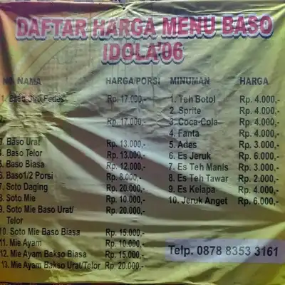 Warung Baso, Soto Mie Idola