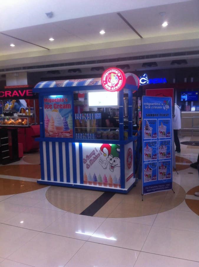Miguelito's Ice Cream menu price 20222023 near SM City Marikina in