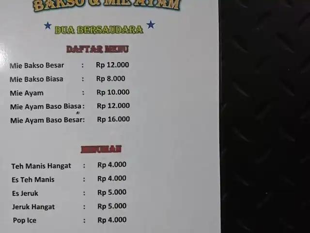 Gambar Makanan BASO DUA BERSAUDARA 1