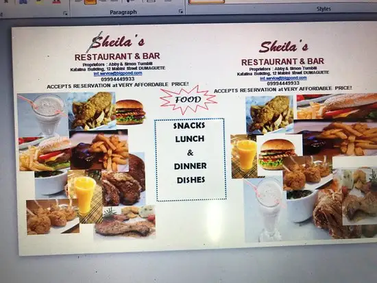 Sheila's Restaurant & Bar Food Photo 4