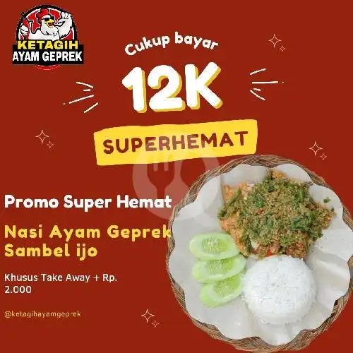 Gambar Makanan KETAGIH AYAM GEPREK, Gedung Nasional 3