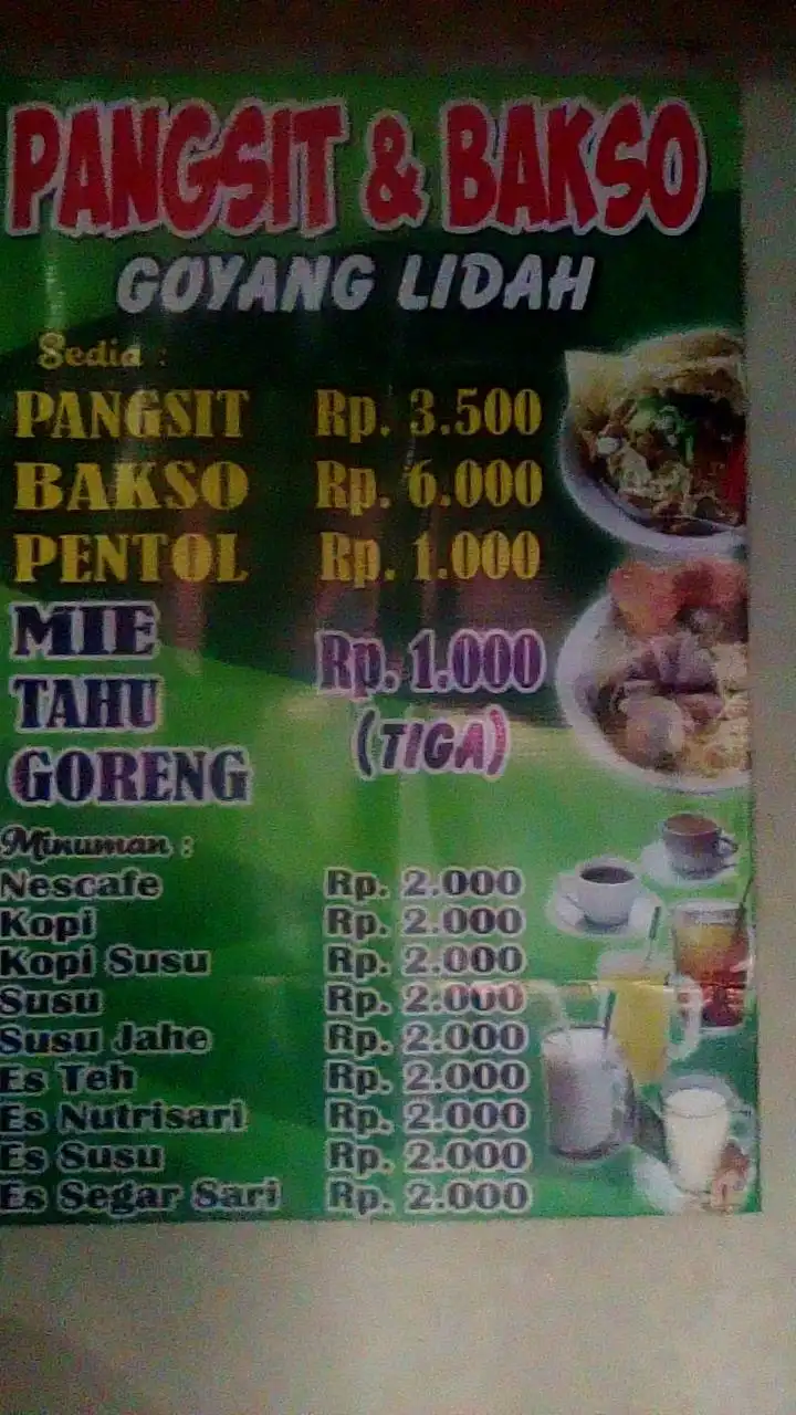 Pangsit Bakso Goyang Lidah