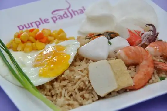 Purple Pad Thai Food Photo 2