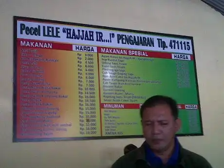 Gambar Makanan Pecel Lele Hajjah IR 16