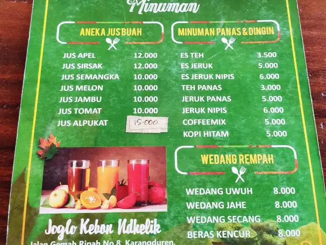 Gambar Makanan Joglo Kebon Ndhelik 8