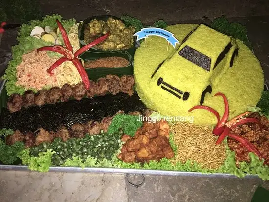 Gambar Makanan Nasi Jinggo Rendang 9