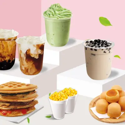 Waffle and Milk Tea Kiosk@ Petronas Jalan Rozhan Alma