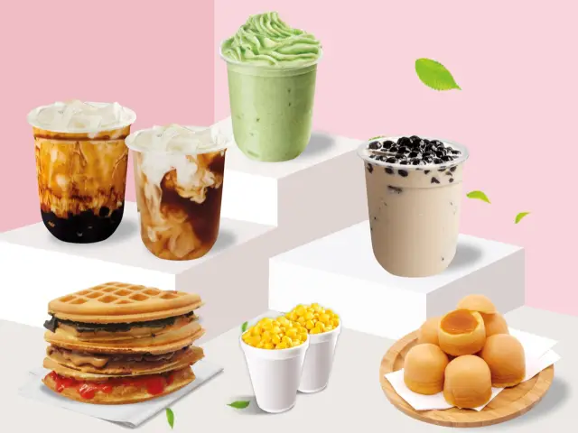Waffle and Milk Tea Kiosk@ Petronas Jalan Rozhan Alma