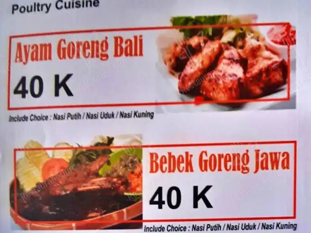 Gambar Makanan Jegeg Bali Resto / Baturiti Avenue 8