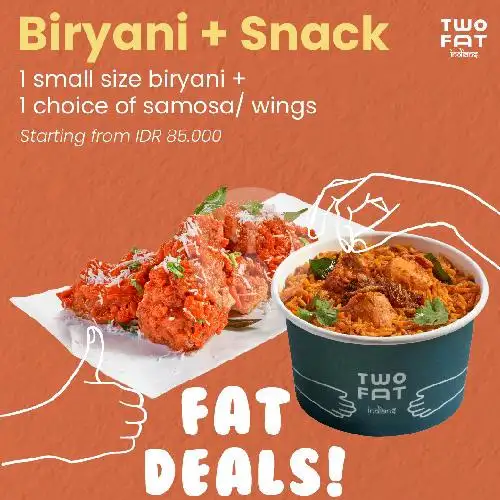 Gambar Makanan Two Fat Indians by Queen's Tandoor, OYS Online Food Court 11