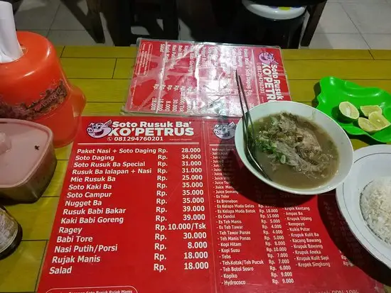 Gambar Makanan Soto Rusuk Ko Petrus 11