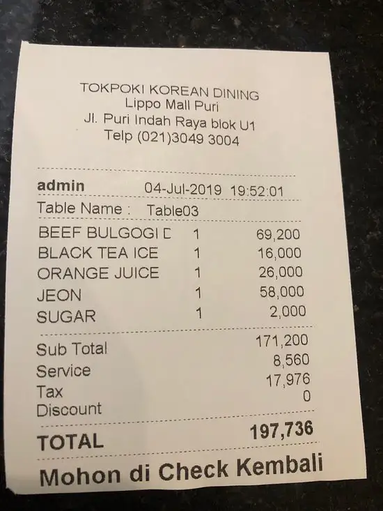 Gambar Makanan TokPoki Korean Dining 19