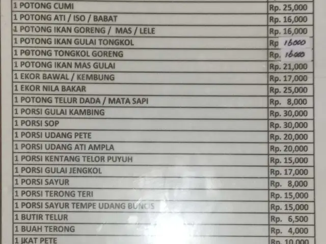 Gambar Makanan RM Sinar Minang 13