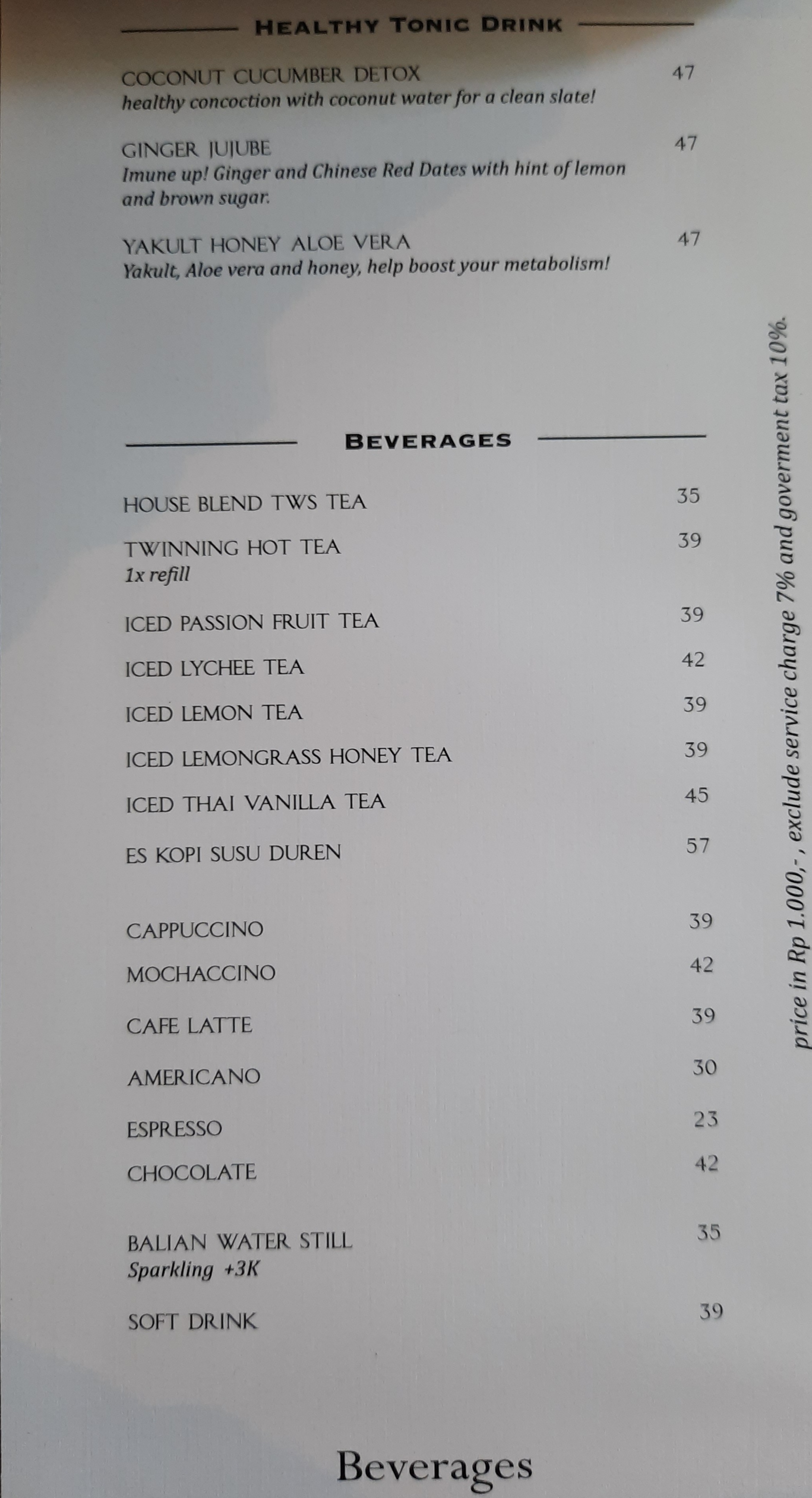 Harga Menu TWS Bistro Terbaru 2022-2023 Di Jakarta,Jakarta