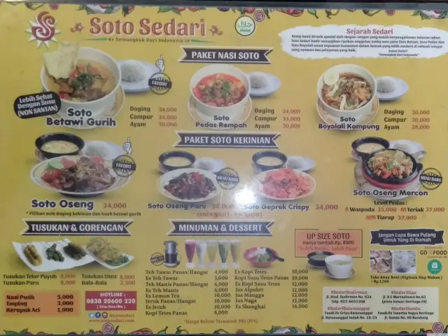 Gambar Makanan Soto Sedari 1