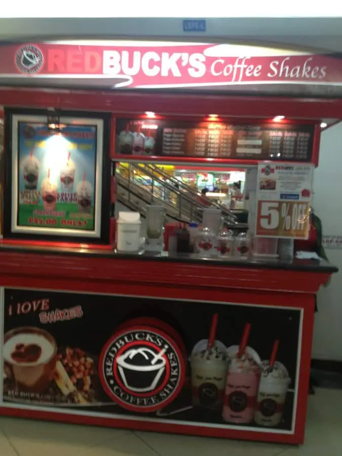 Red Buck's Coffee Shakes