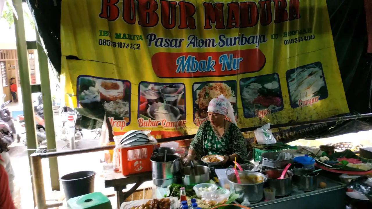 Bubur Madura Pasar Atom Mbak Nur