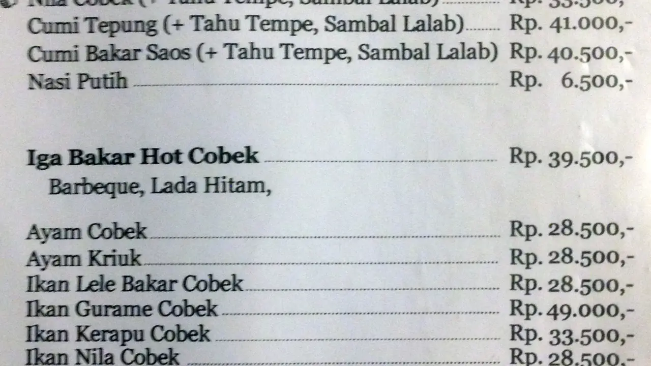 Ayam Cobek Langganan