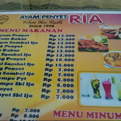 Ayam Penyet Ria Botania