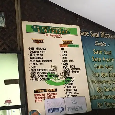 Gambar Makanan RM Sate Kambing Muda Blotongan Pak Masyhudi 10